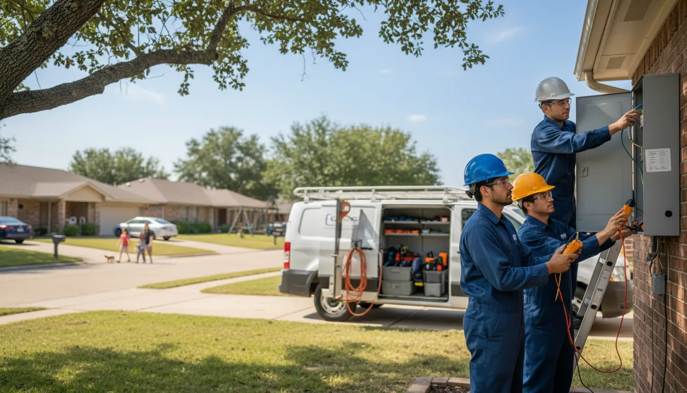 Certified electrician providing emergency electrical services in Pearson, WI